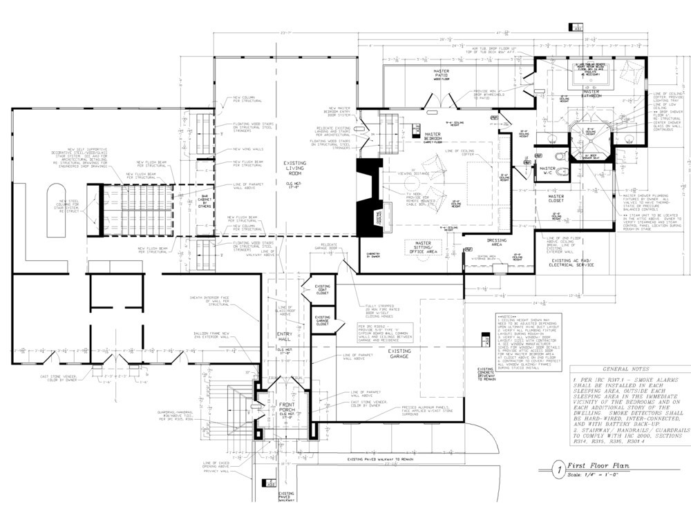 Plan View - Hunters Trail - Boutros Construction Project