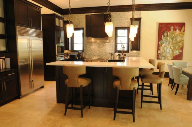 Flint River - Interior View of Kitchen and Dining Room